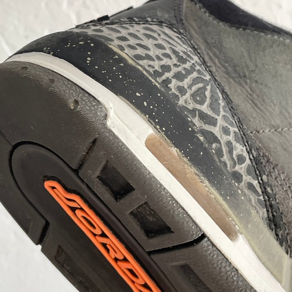 Jordan 5 Retro FEAR PACK Youth size 7 Elephant Print Dark Grey Nubuck Basketball - Picture 6 of 11